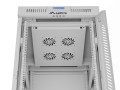 LANBERG SZAFA RACK STOJĄCA 19" 22U 600X800 SZARA DRZWI SZKLANE LCD V2 (FLAT PACK) - 2506092