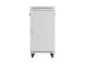 LANBERG SZAFA RACK STOJĄCA 19" 22U 600X800 SZARA DRZWI SZKLANE LCD V2 (FLAT PACK) - 2506087