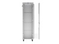 LANBERG SZAFA STOJĄCA RACK 19" 42U 600X800 SZARA DRZWI SZKLANE LCD V2 (FLAT PACK) - 2506115