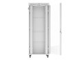LANBERG SZAFA STOJĄCA RACK 19" 42U 800X1000 SZARA DRZWI SZKLANE LCD V2 (FLAT PACK) - 2506126