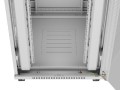 LANBERG SZAFA STOJĄCA RACK 19" 42U 800X1000 SZARA DRZWI SZKLANE LCD V2 (FLAT PACK) - 2506132