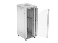 LANBERG SZAFA STOJĄCA RACK 19" 42U 800X1000 SZARA DRZWI SZKLANE LCD V2 (FLAT PACK) - 2506124