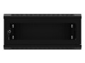 SZAFA INSTALACYJNA RACK WISZĄCA 19" 4U 600X450 CZARNA DRZWI PERFOROWANE LANBERG (FLAT PACK) - 2506148
