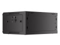 SZAFA INSTALACYJNA RACK WISZĄCA 19" 4U 600X450 CZARNA DRZWI PERFOROWANE LANBERG (FLAT PACK) - 2506146