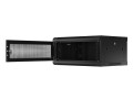 SZAFA INSTALACYJNA RACK WISZĄCA 19" 4U 600X450 CZARNA DRZWI PERFOROWANE LANBERG (FLAT PACK) - 2506137