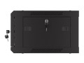 SZAFA INSTALACYJNA RACK WISZĄCA 19" 4U 600X450 CZARNA DRZWI PERFOROWANE LANBERG (FLAT PACK) - 2506144