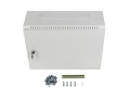 Szafa instalacyjna Lanberg rack wisząca 19" 4U+3U 540x200 niskoprofilowa szara (złożona) - 2506164