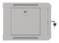 Szafa instalacyjna rack wisząca 19" 4U 540X350 szara drzwi przeszklone Lanberg (flat pack) - 2506168