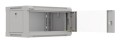 Szafa instalacyjna rack wisząca 19" 4U 540X350 szara drzwi przeszklone Lanberg (flat pack) - 2506170