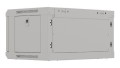 Szafa instalacyjna rack wisząca 19" 4U 540X350 szara drzwi przeszklone Lanberg (flat pack) - 2506177