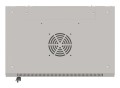 Szafa instalacyjna rack wisząca 19" 4U 540X350 szara drzwi przeszklone Lanberg (flat pack) - 2506175