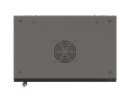 Szafa instalacyjna rack wisząca 19" 9U 540x350 czarna drzwi przeszklone Lanberg (FLAT PACK) - 2506185