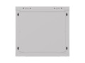 Szafa instalacyjna rack wisząca 19" 9U 540x350 szara drzwi przeszklone LANBERG (FLAT PACK) - 2506200