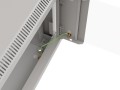 Szafa instalacyjna rack wisząca 19" 9U 540x350 szara drzwi przeszklone LANBERG (FLAT PACK) - 2506202