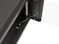 Szafa instalacyjna rack wisząca 19" 6U 540x350 czarna drzwi przeszklone LANBERG (Flat Pack) - 2506219
