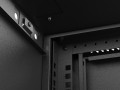 Szafa instalacyjna rack wisząca 19" 6U 540x350 czarna drzwi przeszklone LANBERG (Flat Pack) - 2506222