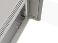 Szafa instalacyjna rack wisząca 19" 6U 540x350 szara drzwi przeszklone Lanberg (Flat Pack) - 2506245