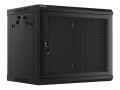 SZAFA INSTALACYJNA RACK WISZĄCA 19" 9U 600X450 CZARNA DRZWI PERFOROWANE LANBERG (FLAT PACK) - 2035565