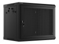 SZAFA INSTALACYJNA RACK WISZĄCA 19" 9U 600X450 CZARNA DRZWI PERFOROWANE LANBERG (FLAT PACK) - 2506246