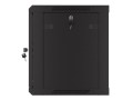 SZAFA INSTALACYJNA RACK WISZĄCA 19" 9U 600X450 CZARNA DRZWI PERFOROWANE LANBERG (FLAT PACK) - 2506254