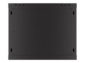 SZAFA INSTALACYJNA RACK WISZĄCA 19" 9U 600X450 CZARNA DRZWI PERFOROWANE LANBERG (FLAT PACK) - 2506248
