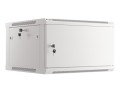 LANBERG SZAFA WISZĄCA RACK 19" 6U 600X600 DRZWI METALOWE SZARA (FLAT PACK) WF01-6606-00S - 1129023
