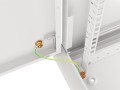 LANBERG SZAFA WISZĄCA RACK 19" 6U 600X600 DRZWI METALOWE SZARA (FLAT PACK) WF01-6606-00S - 2506262