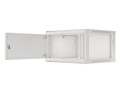 LANBERG SZAFA WISZĄCA RACK 19" 6U 600X600 DRZWI METALOWE SZARA (FLAT PACK) WF01-6606-00S - 2506264
