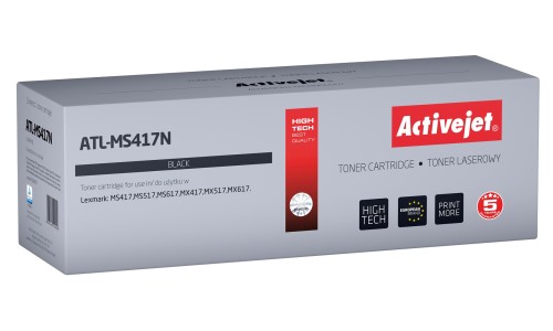 Activejet ATL-MS417N Toner (zamiennik Lexmark 51B2H00; Supreme; 8500 stron; czarny) - 847385