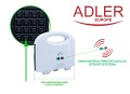 Adler AD 311 gofrownica 2 gof. 700 W Czarny, Biały - 2508841