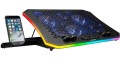 Podstawka chłodząca Rampage AD-RC34 pod laptopa 10-19" LED USB RGB cicha - 1989193