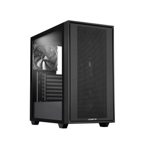Chieftec Midi Tower GS-03B-BLK-OP, Schwarz Czarny