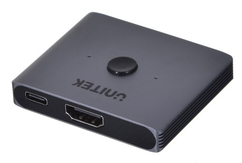 Unitek dwukierunkowy przełącznik sygnału HDMI 2.1 2 in 1 out 8K - 2510775