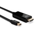 Kabel adapter LINDY Mini DisplayPort - HDMI 10.2G 3m czarny 4K UHD 30Hz - 2510846