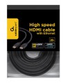 Kabel GEMBIRD CC-HDMI4-20M (HDMI M - HDMI M; 20m; kolor czarny) - 2510863
