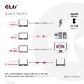 CLUB3D CAC-1535 kabel USB USB 3.2 Gen 2 (3.1 Gen 2) 5 m USB C Czarny - 2510896