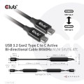 CLUB3D CAC-1535 kabel USB USB 3.2 Gen 2 (3.1 Gen 2) 5 m USB C Czarny - 1039013