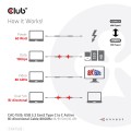 CLUB3D CAC-1535 kabel USB USB 3.2 Gen 2 (3.1 Gen 2) 5 m USB C Czarny - 1039016