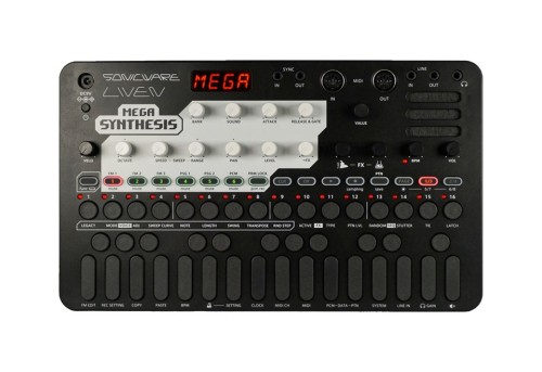 Sonicware LIVEN MEGA SYNTHESIS - Moduł do komponowania muzyki do gier retro - 2241316