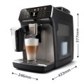 Philips | Ekspres do kawy | EP5549/70 Seria 5500 LatteGo | Ciśnienie pompy 15 bar | Wbudowany spieniacz do mleka | Automatyczny | 1500 W | Czarny - 2231075