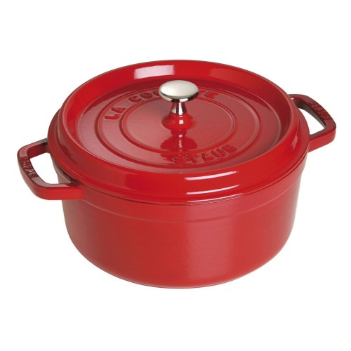 Garnek żeliwny okrągły Staub - 3.8 ltr, Czerwony - 1941116