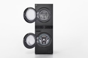 Pralko-suszarka WashTower LG WT1210BBF 12/10kg AI DirectDrive z pompą ciepła TurboWash pralka suszarka czarna