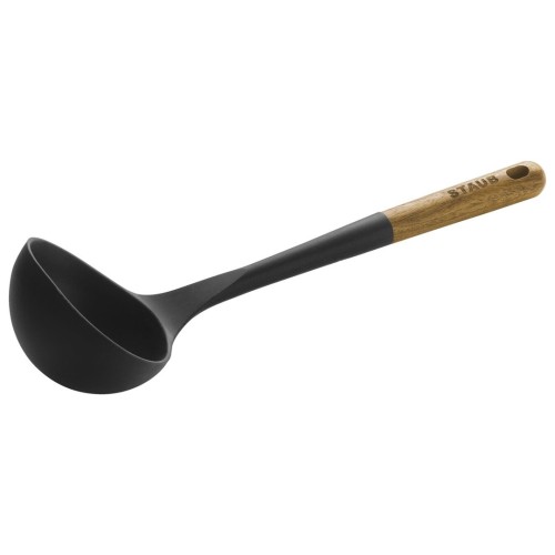 Łyżka wazowa STAUB 40503-104-0 - brązowo-czarna 31 cm - 2509153