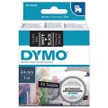 DYMO D1 - Standard Etykiety - Biały na czarnym - 24mm x 7m - 2509379