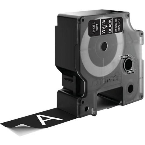 DYMO D1 - Standard Etykiety - Biały na czarnym - 24mm x 7m - 2509379