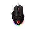 Mysz optyczna klasy gamingowej MSI CLUTCHGM20 ELITE Gaming USB RGB Regulowana do 6400 DPI Laptop stacjonarny - 2510543