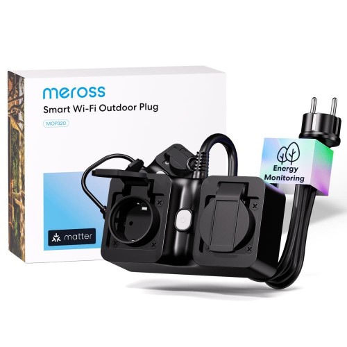 Inteligentna wtyczka SMART HOME WI-FI PLUG/INDOOR/OUTDOOR MOP320MA-EU MEROSS - 2510730