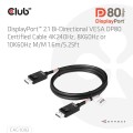 CLUB3D CAC-1092 kabel DisplayPort 1,6 m Czarny - 2510832