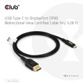 Kabel USB-C to DP 1M/M/M CAC-1559 Club3D - 2510870