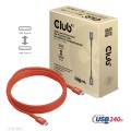 CLUB3D CAC-1513 kabel USB USB 2.0 3 m USB C Pomarańczowy - 2510880